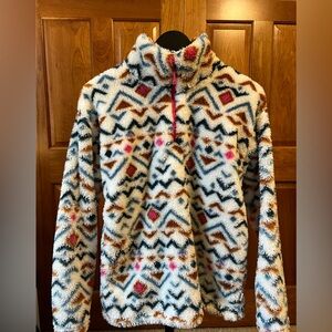 Eddie Bauer Multicolor Fleece Jacket